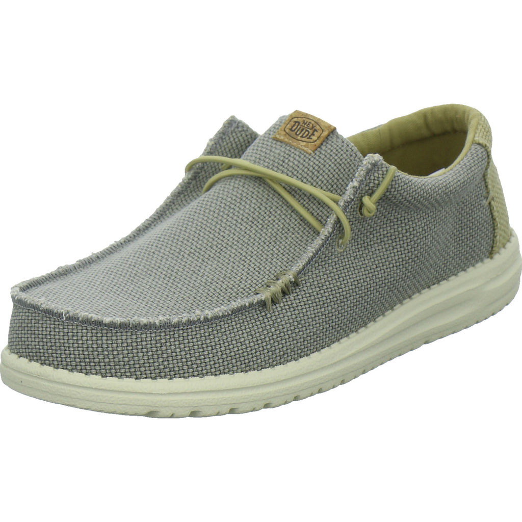 Hey Dude Sneaker Herren Wally Braided Hellgrau