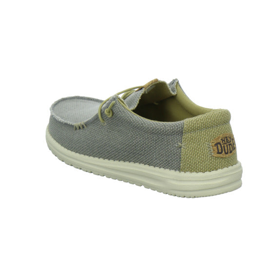 Hey Dude Sneaker Herren Wally Braided Hellgrau