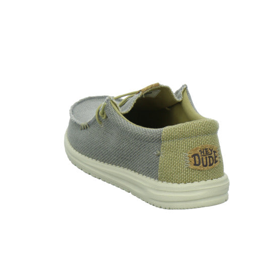 Hey Dude Sneaker Herren Wally Braided Hellgrau