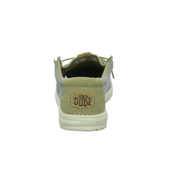 Hey Dude Sneaker Herren Wally Braided Hellgrau