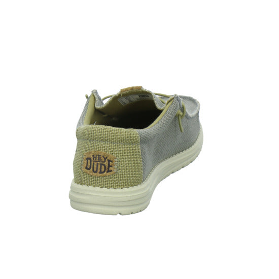 Hey Dude Sneaker Herren Wally Braided Hellgrau