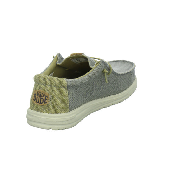 Hey Dude Sneaker Herren Wally Braided Hellgrau