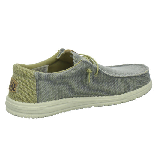 Hey Dude Sneaker Herren Wally Braided Hellgrau