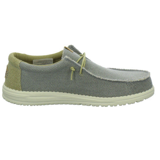 Hey Dude Sneaker Herren Wally Braided Hellgrau