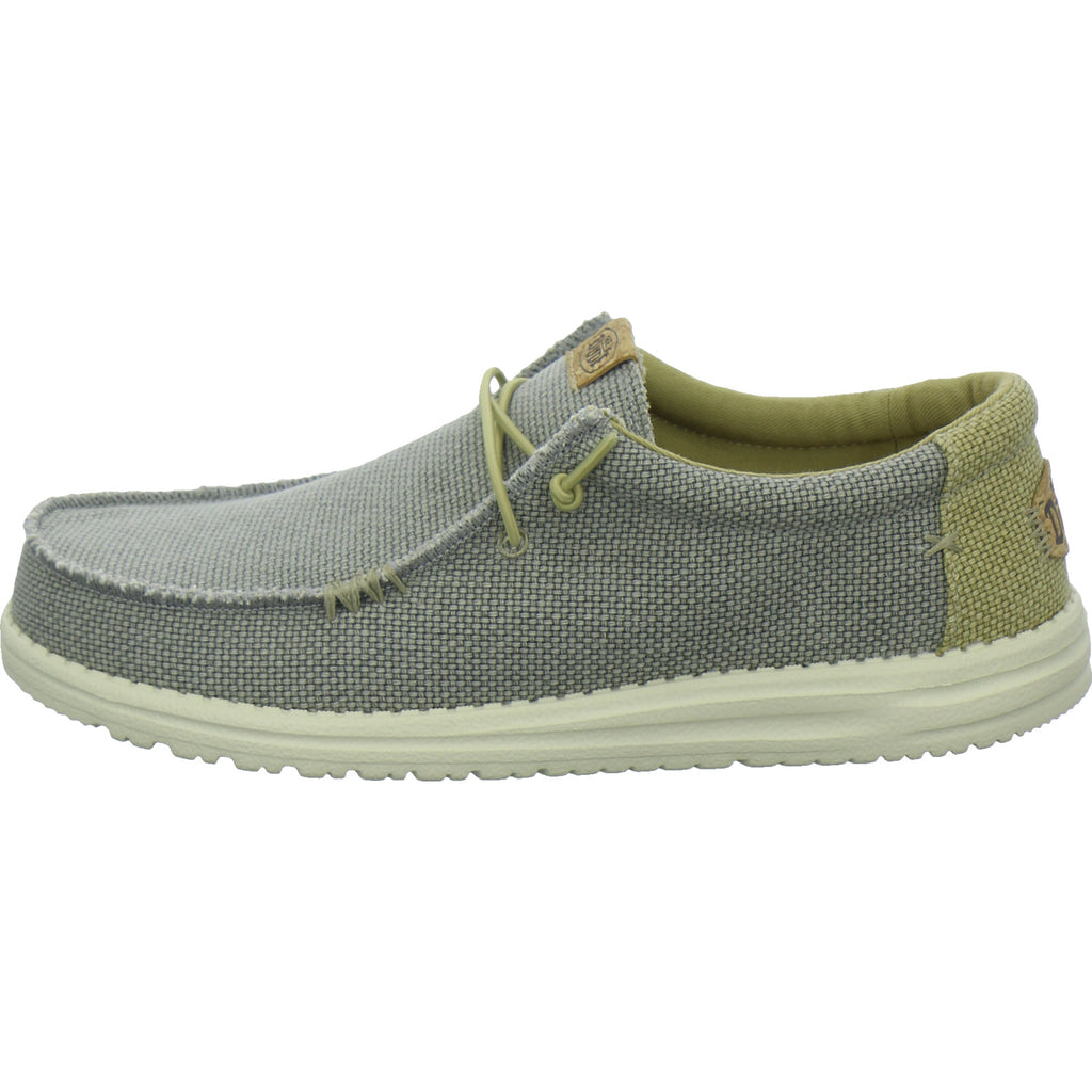 Hey Dude Sneaker Herren Wally Braided Hellgrau