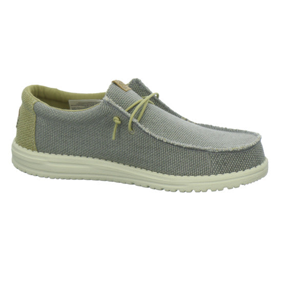 Hey Dude Sneaker Herren Wally Braided Hellgrau
