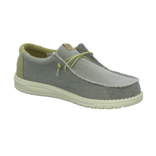 Hey Dude Sneaker Herren Wally Braided Hellgrau