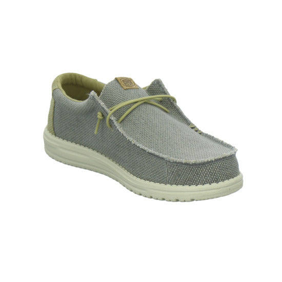Hey Dude Sneaker Herren Wally Braided Hellgrau