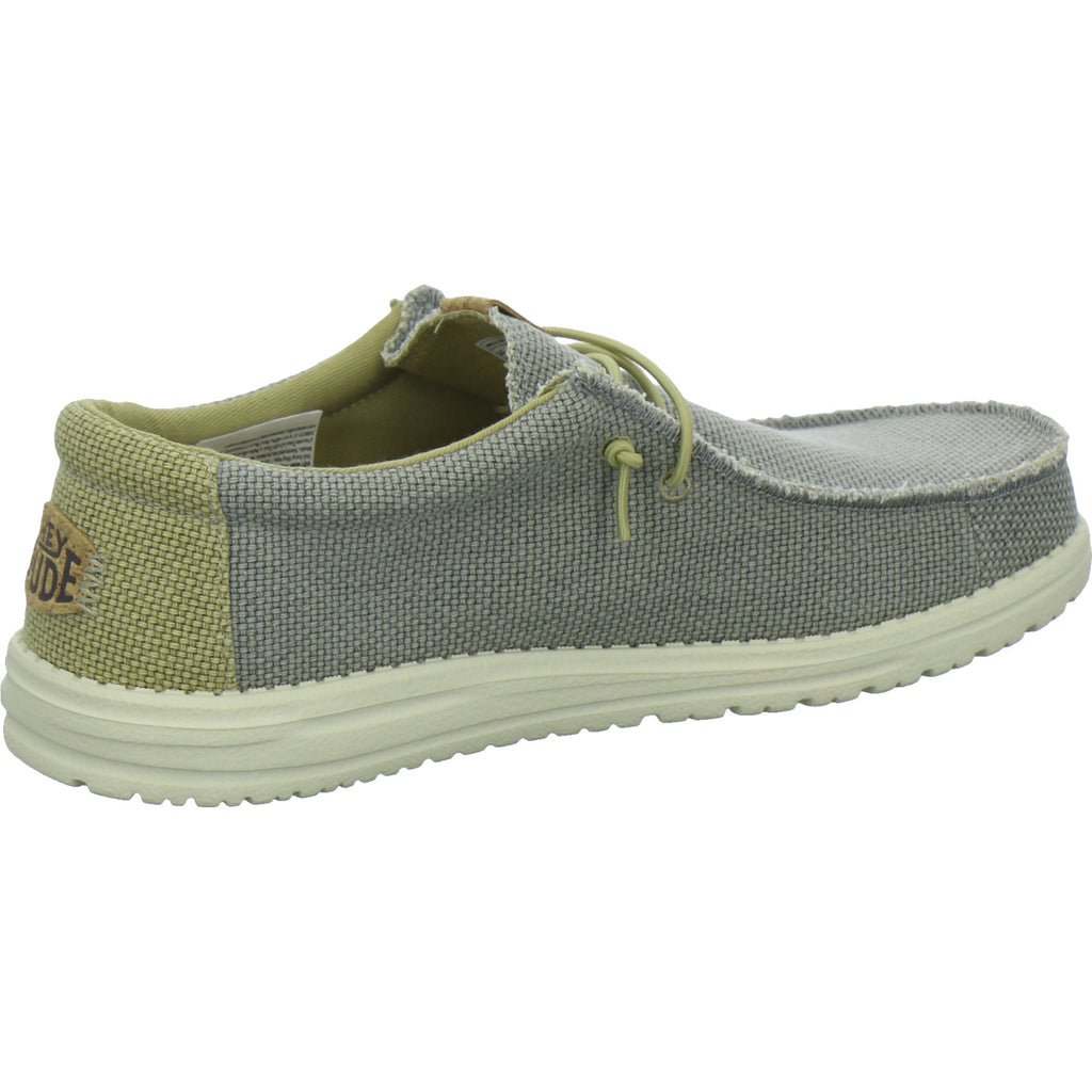 Hey Dude Sneaker Herren Wally Braided Hellgrau