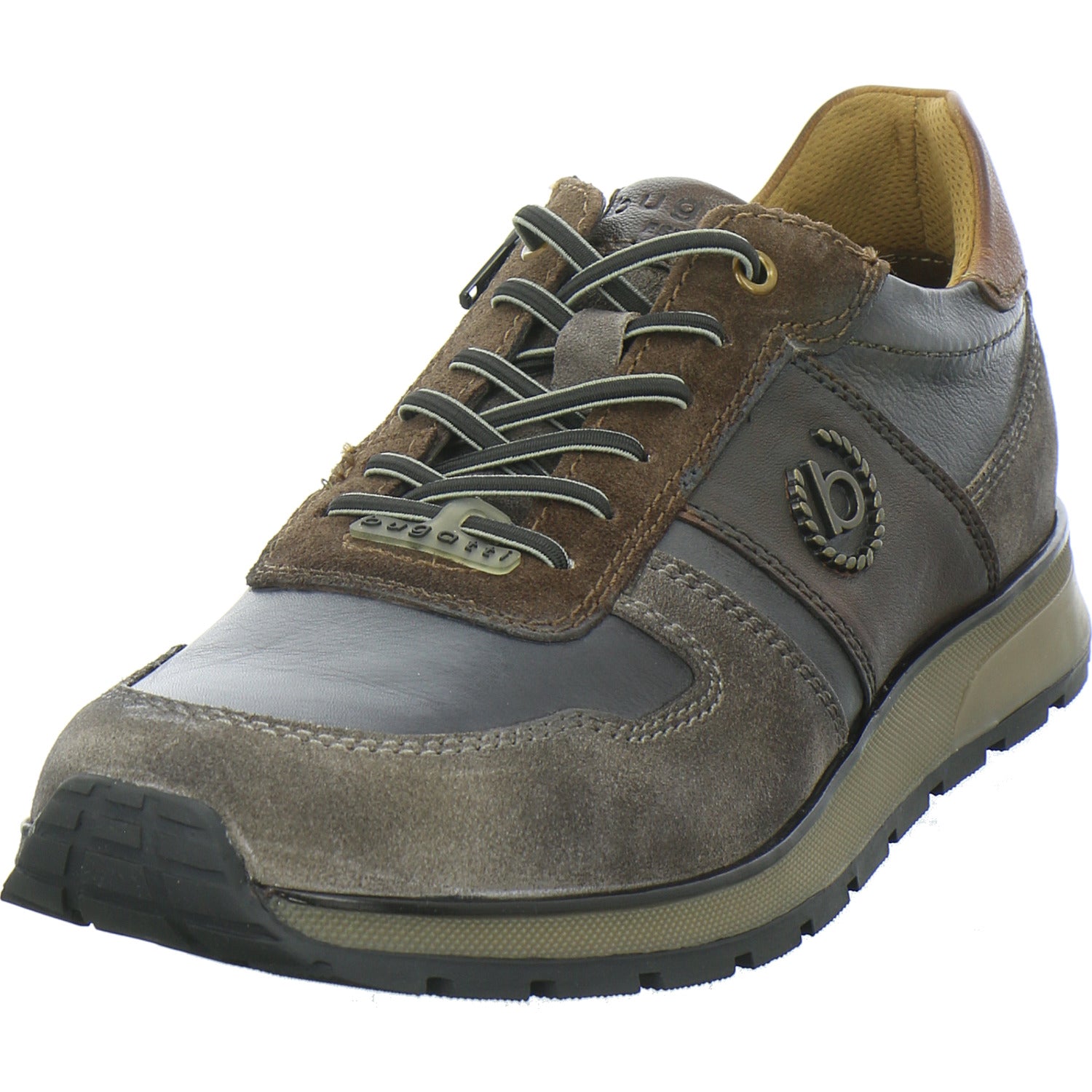 Bugatti Classic Ivo Schnürhalbschuhe Grau-kombi