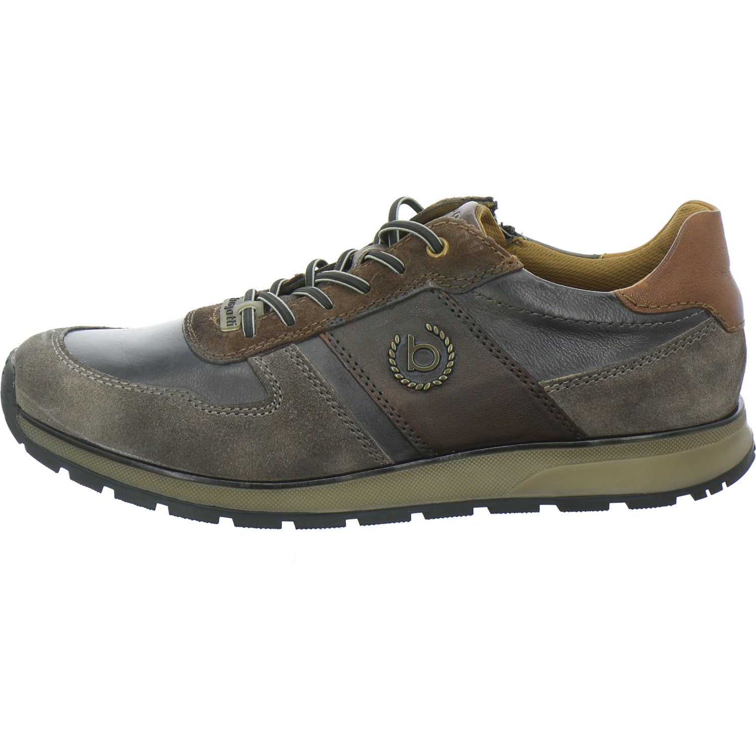 Bugatti Classic Ivo Schnürhalbschuhe Grau-kombi