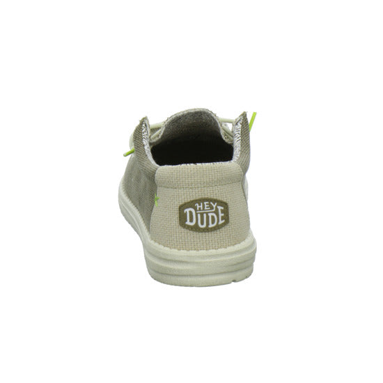 Hey Dude Wally Braided Schnürhalbschuhe oliv - 360° Ansicht