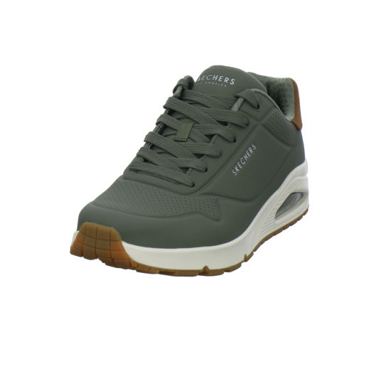 Skechers UNO Schnürhalbschuhe oliv - 360° Ansicht