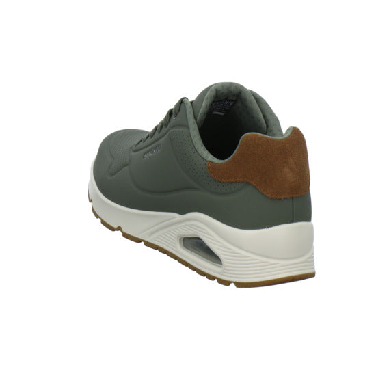 Skechers UNO Schnürhalbschuhe oliv - 360° Ansicht