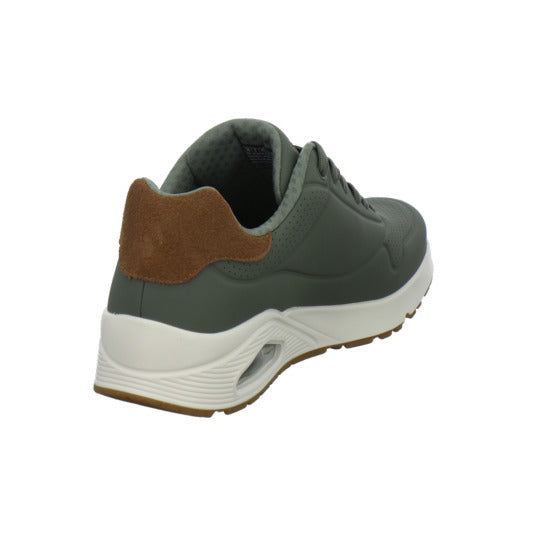 Skechers UNO Schnürhalbschuhe oliv - 360° Ansicht