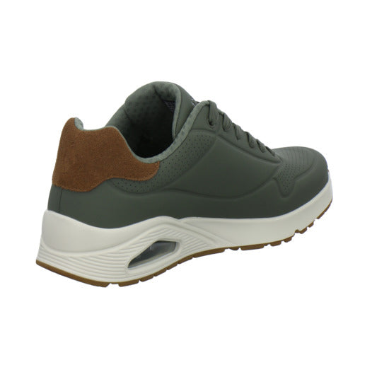 Skechers UNO Schnürhalbschuhe oliv - 360° Ansicht