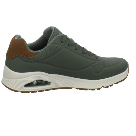 Skechers UNO Schnürhalbschuhe oliv - 360° Ansicht