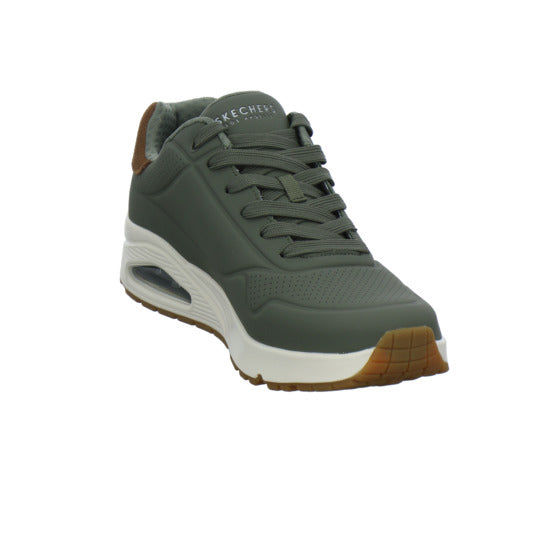 Skechers UNO Schnürhalbschuhe oliv - 360° Ansicht