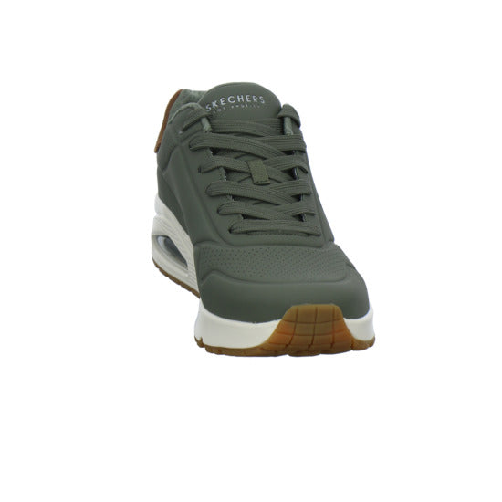 Skechers UNO Schnürhalbschuhe oliv - 360° Ansicht