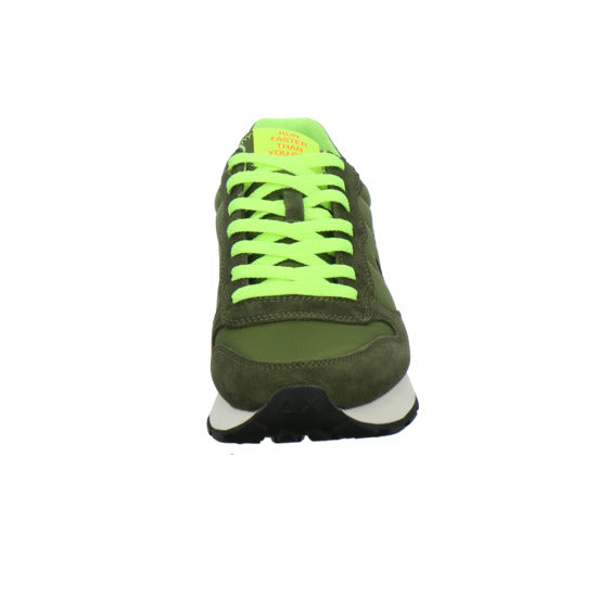 SUN68 Tom Fluo Schnürhalbschuhe oliv - 360° Ansicht