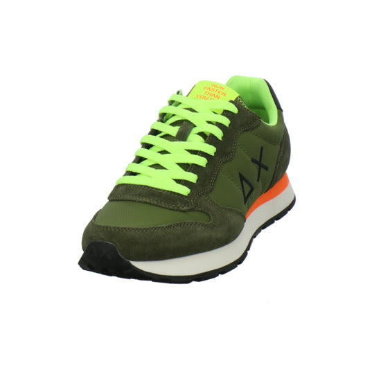 SUN68 Tom Fluo Schnürhalbschuhe oliv - 360° Ansicht