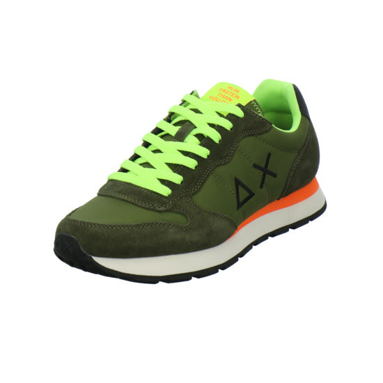 SUN68 Tom Fluo Schnürhalbschuhe oliv - 360° Ansicht