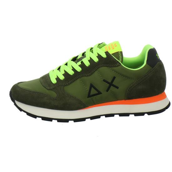 SUN68 Tom Fluo Schnürhalbschuhe oliv - 360° Ansicht