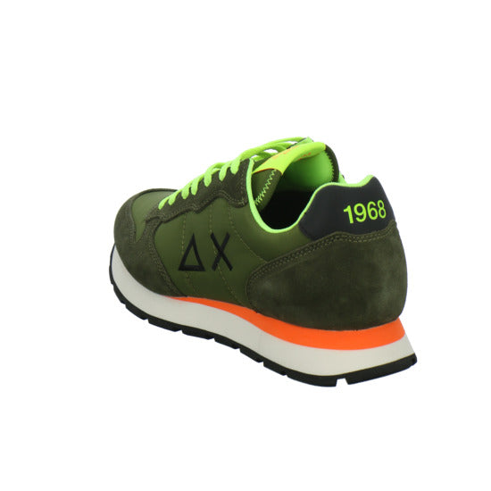 SUN68 Tom Fluo Schnürhalbschuhe oliv - 360° Ansicht