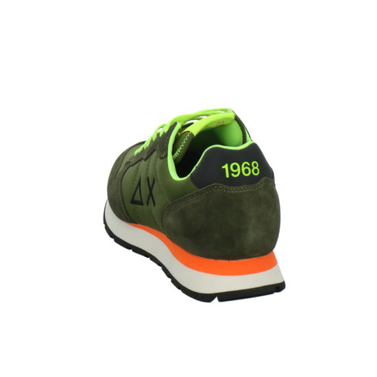 SUN68 Tom Fluo Schnürhalbschuhe oliv - 360° Ansicht