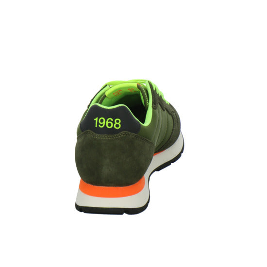 SUN68 Tom Fluo Schnürhalbschuhe oliv - 360° Ansicht