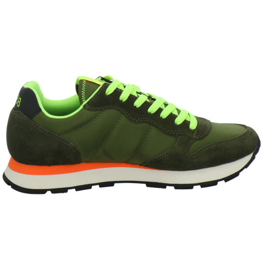 SUN68 Tom Fluo Schnürhalbschuhe oliv - 360° Ansicht