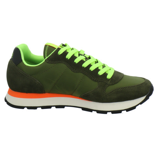 SUN68 Tom Fluo Schnürhalbschuhe oliv - 360° Ansicht
