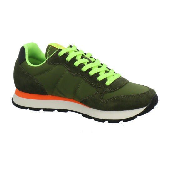 SUN68 Tom Fluo Schnürhalbschuhe oliv - 360° Ansicht