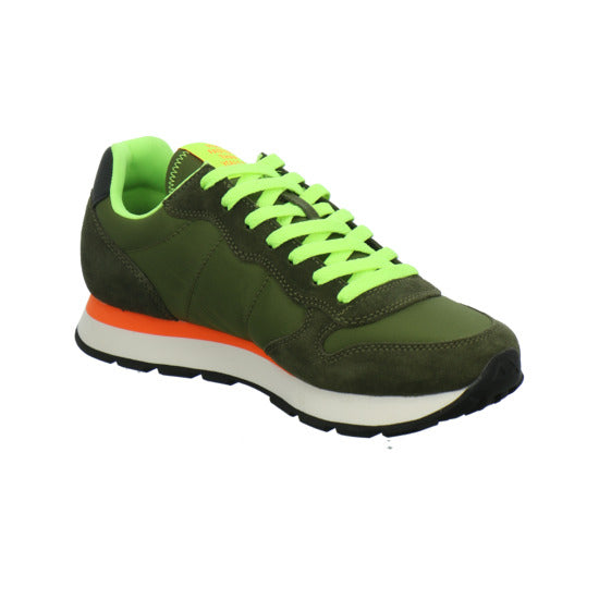 SUN68 Tom Fluo Schnürhalbschuhe oliv - 360° Ansicht