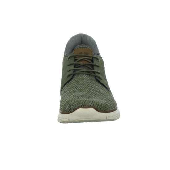 Rieker Schnürhalbschuhe oliv - 360° Ansicht