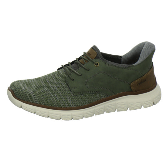 Rieker Schnürhalbschuhe oliv - 360° Ansicht