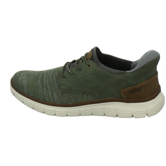 Rieker Schnürhalbschuhe oliv - 360° Ansicht