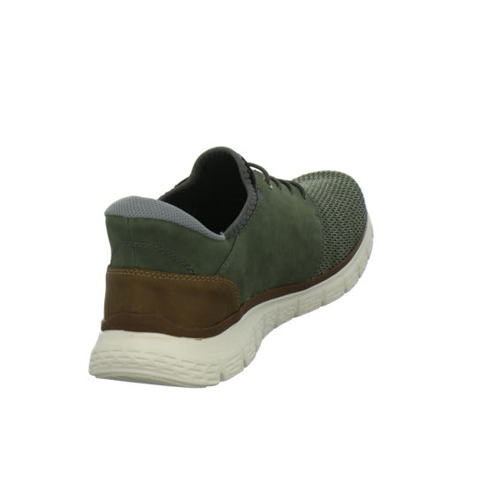 Rieker Schnürhalbschuhe oliv - 360° Ansicht