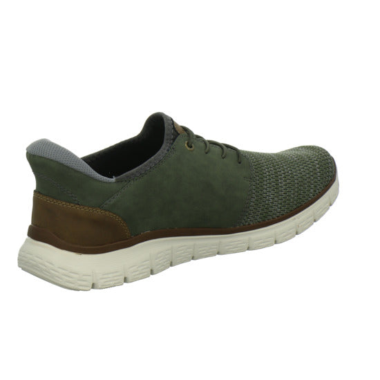 Rieker Schnürhalbschuhe oliv - 360° Ansicht