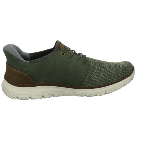 Rieker Schnürhalbschuhe oliv - 360° Ansicht