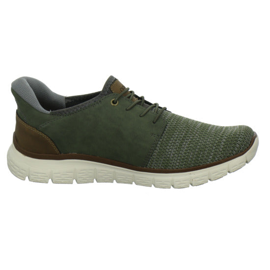 Rieker Schnürhalbschuhe oliv - 360° Ansicht