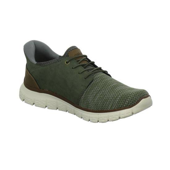 Rieker Schnürhalbschuhe oliv - 360° Ansicht