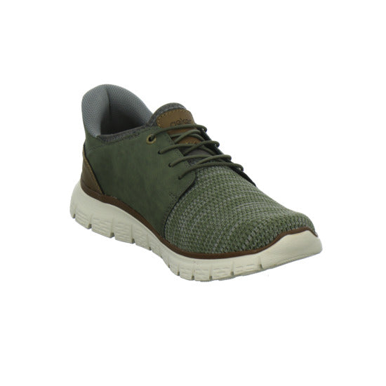 Rieker Schnürhalbschuhe oliv - 360° Ansicht