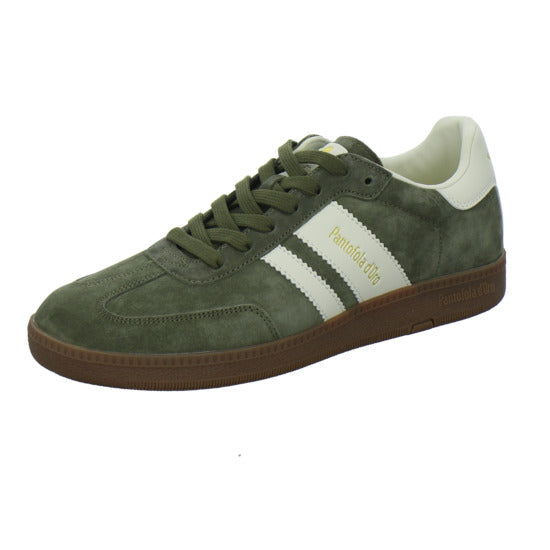 Pantofola d `´Oro Ballare Schnürhalbschuhe oliv - 360° Ansicht