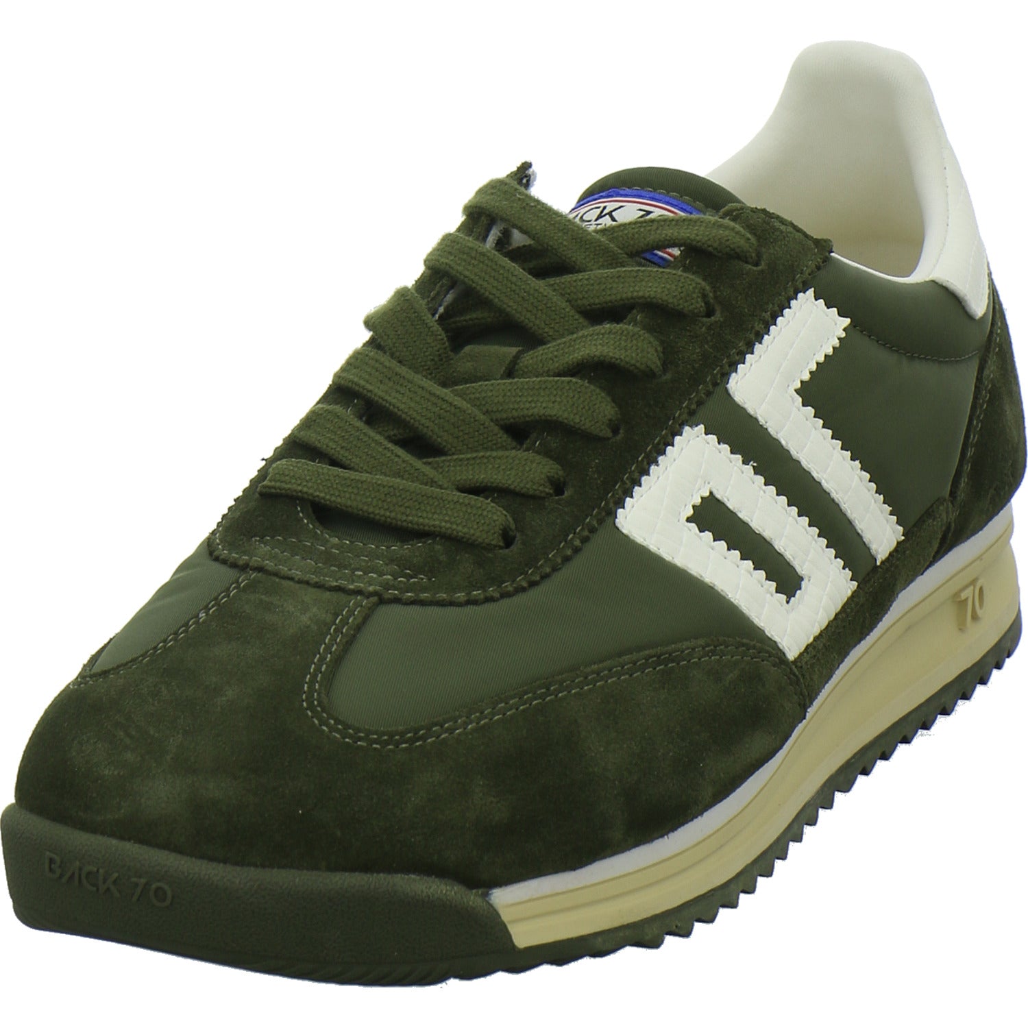 Back 70 Schnürhalbschuhe oliv