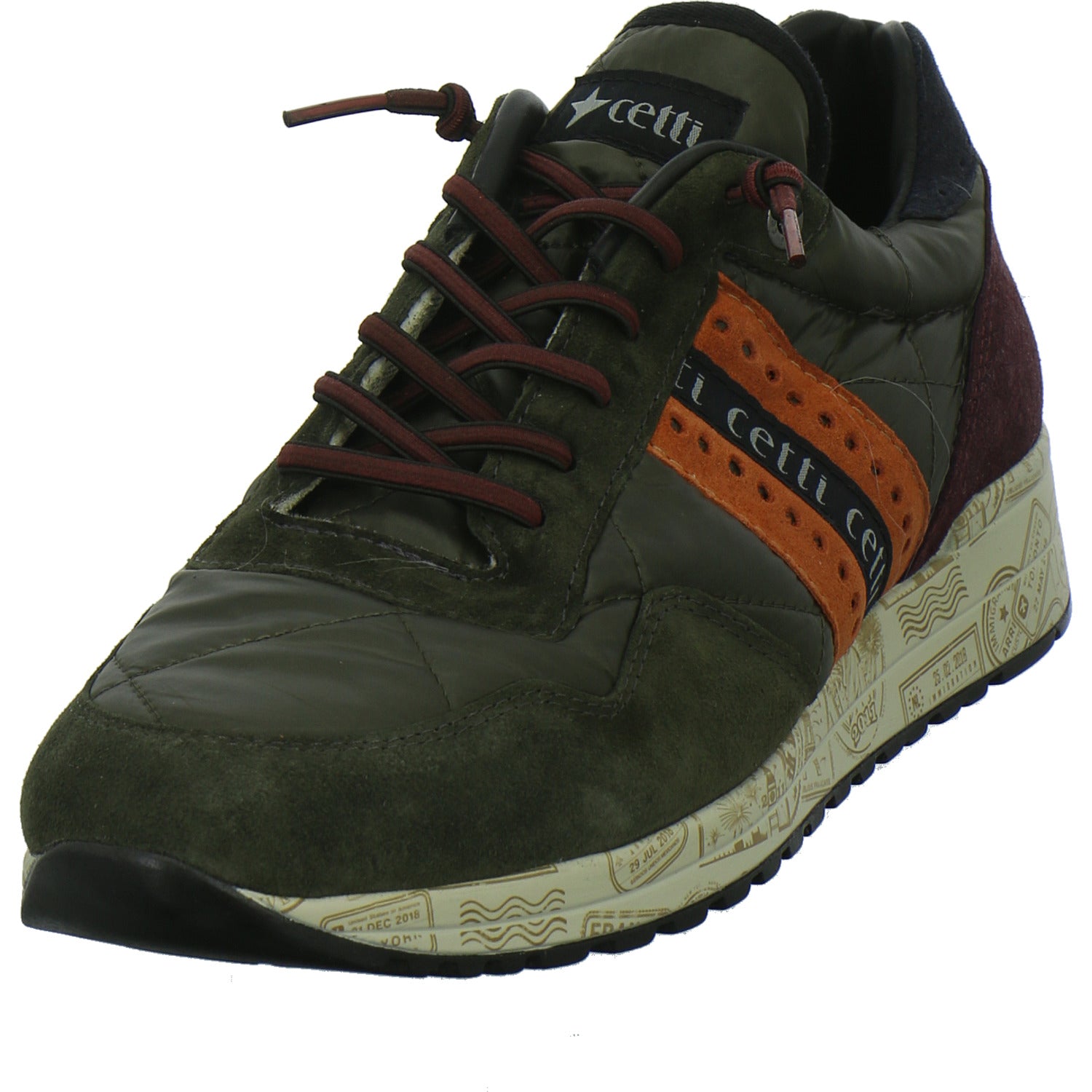 Cetti Schnürhalbschuhe oliv