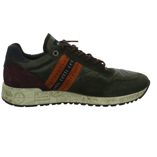Cetti Schnürhalbschuhe oliv