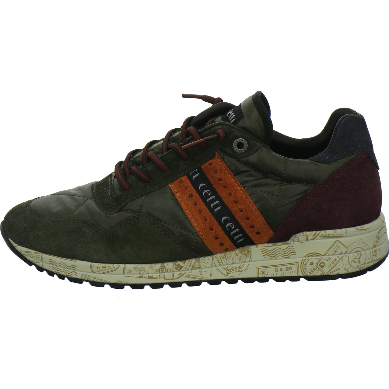 Cetti Schnürhalbschuhe oliv