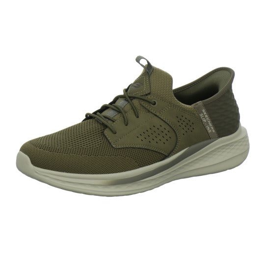 Skechers Sneaker Herren Slip Ins Relaxed oliv