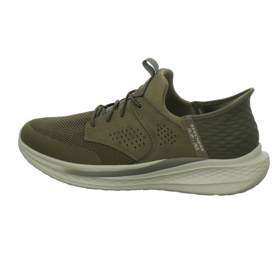 Skechers Sneaker Herren Slip Ins Relaxed oliv